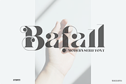 BAFALL, a Serif Font by jaffana.co (Thumbnail 1 of 6)