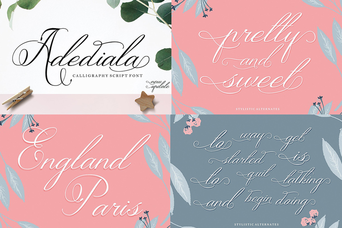 Handwritten Fonts Collection, a Script Font by Areatype (Photo 50 of 62)