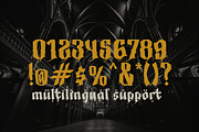 Hammergod Blackletter, a Blackletter Font by TypeClassHeroes (Thumbnail 11 of 16)