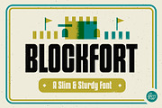 BLOCKFORT | Condensed Font, a Sans Serif Font by Jordan Wilson (Thumbnail 7 of 7)