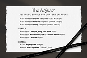 The Designer Template Bundle, a Social Media Template by The Flossy Finch (Thumbnail 2 of 15)
