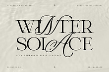 Winter Solace – Calligraphic Serif