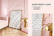 Pink Frame Mockup PSD Smart Layers, a Merchandise Mockup by Honey Island Studio (Thumbnail 2 of 3)