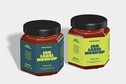 Mason Jar Label Mockup, a Packaging Mockup by Unerispace (Thumbnail 5 of 5)