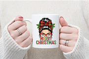 Christmas Merry Girl PNG, an Illustration by Designking (Thumbnail 2 of 4)