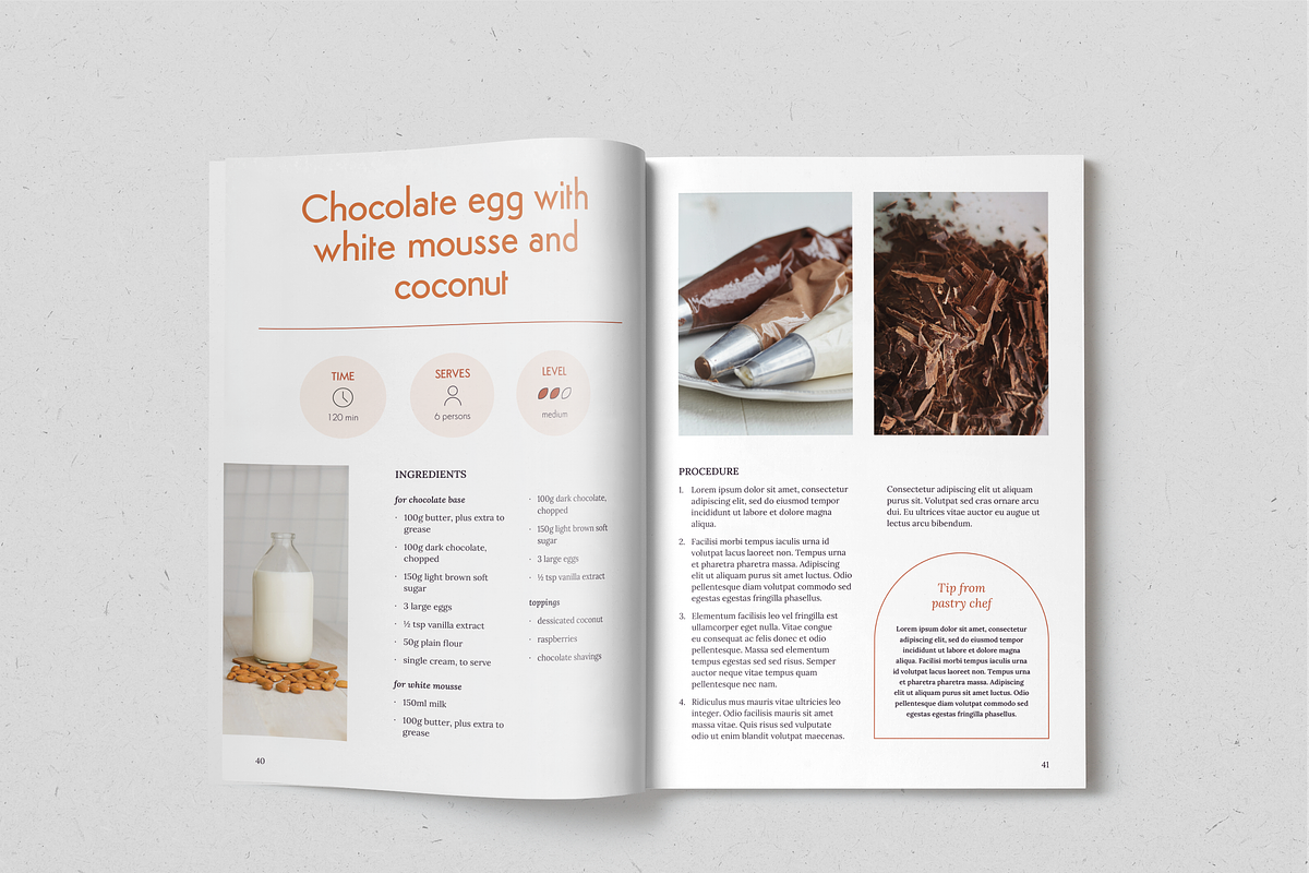 Chocolatier Recipe Book, a Print Template by SonaGeciova (Photo 22 of 25)