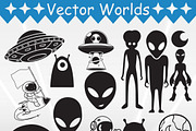 Space Creature Riding Spaceship Svg, an Object Graphic by VectorWorlds (Thumbnail 3 of 3)