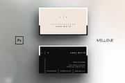 Business card template for Photoshop, a Business Card Template by Mellene Templates (Thumbnail 1 of 2)