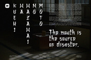 Shinkansen - Display Font, a Script Font by Alpaprana (Thumbnail 5 of 9)
