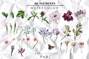Watercolor Floral Bundle, a Texture Illustration by ollalya (Thumbnail 26 of 112)