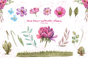 Watercolor Day with little Lambs, an Illustration by TanataDesign (Thumbnail 4 of 11)
