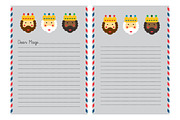 Santa Claus & Magi Letters, a Decorative Illustration by beguima (Thumbnail 3 of 3)