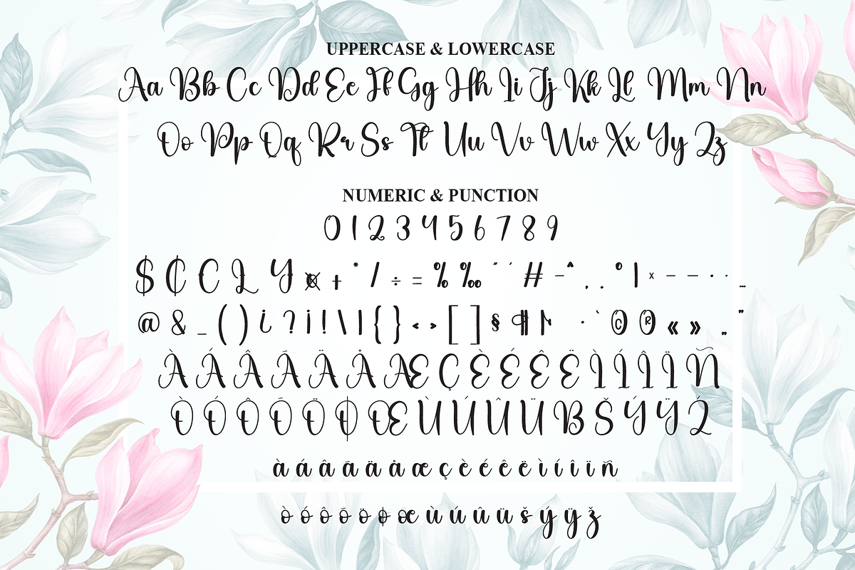 Magnolia | Script Font, a Handwritten Font by Scratchones (Photo 7 of 9)