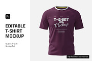 Editable T-Shirt Mockup, a Shirt Mockup by PixelWink (Thumbnail 1 of 3)