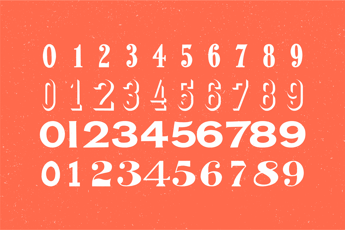 Vintage Numerals, a Graphic by Ormai (Photo 5 of 6)