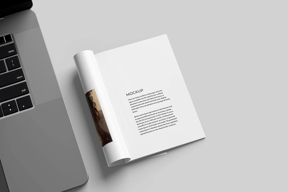 A4 Brochure / Catalog Mockups, an Advertising Mockup by Se٧enStudio (Photo 3 of 3)