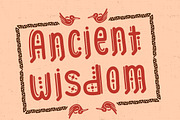 Aztec Line – Ancient Display Font, a Symbol Font by Attype (Thumbnail 5 of 8)