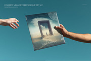 Vinyl Record Mockup Bundle, a Merchandise Mockup by creatsy5 (Thumbnail 9 of 28)