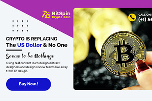 Cryptocurrency Facebook Ad Banners