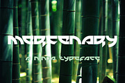 Mercenary, a Font by defaulterror (Thumbnail 1 of 4)