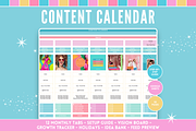 Colorful Instagram Planner, a Marketing Template by SunshineStudioBoutique (Thumbnail 1 of 9)