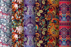 SET of Floral Patterns