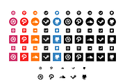 Basic Social Media Icons, an Icon by Fine Goods (Thumbnail 2 of 2)