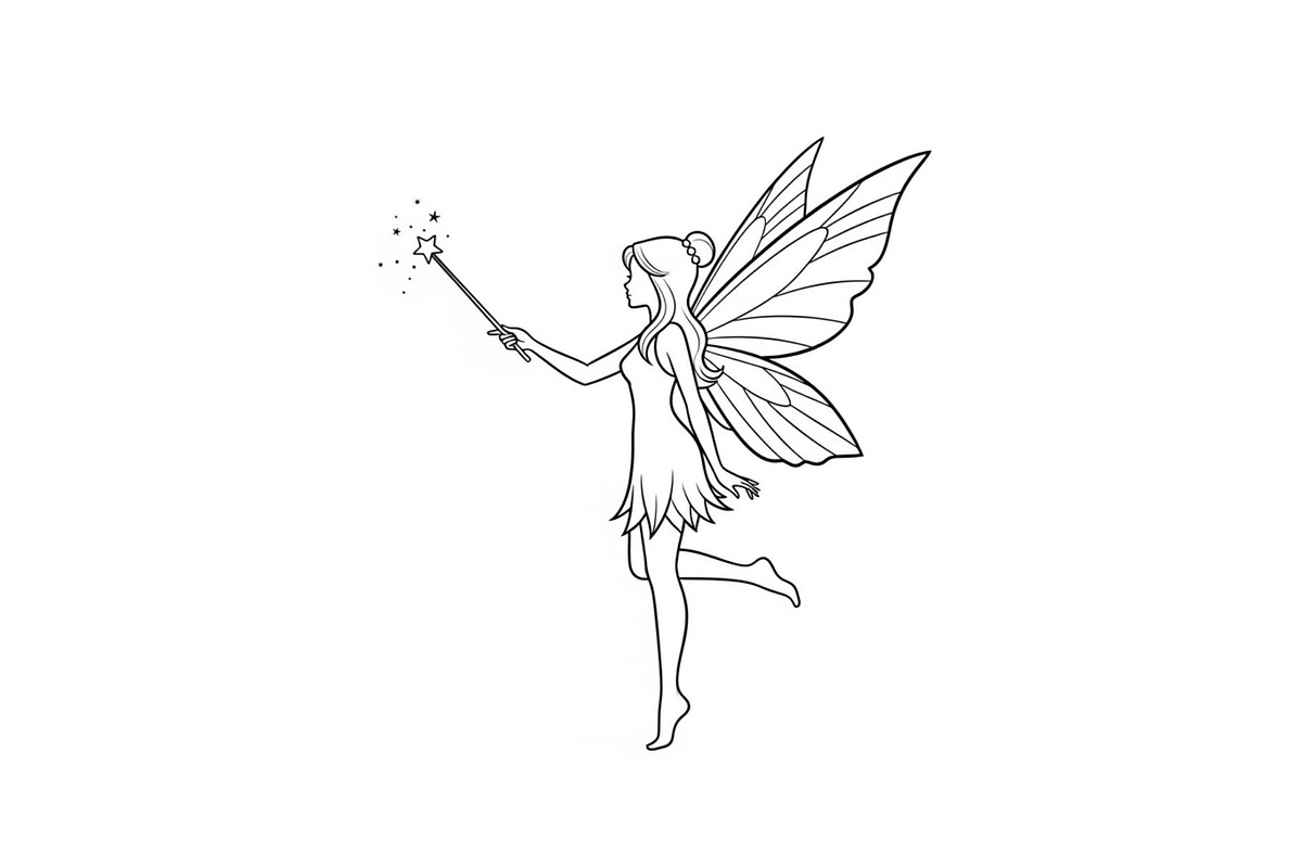 Magical Fairy Silhouette Bundle, an Illustration by jahid234 (Photo 16 of 51)