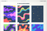 Bright Space - Clipart Collection, a Graphic by Leila Divine (Thumbnail 12 of 14)