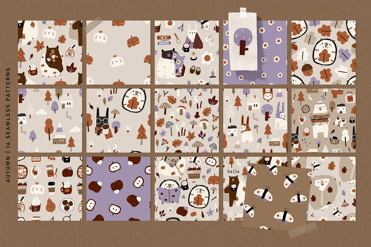 Autumn Forest graphic collection, an Animal Illustration by avdnadi (Photo 8 of 10)