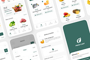 Fresh Cart-Grocery Mobile App UI Kit, an App Template by CreativeUI (Thumbnail 6 of 8)