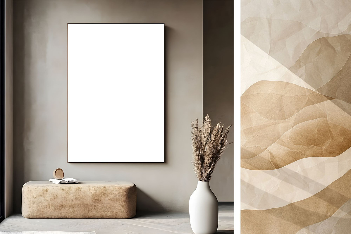 Minimalist Interior Frame Mockup 1, a Household Mockup by ARTOZEN DIGITAL (Photo 2 of 10)