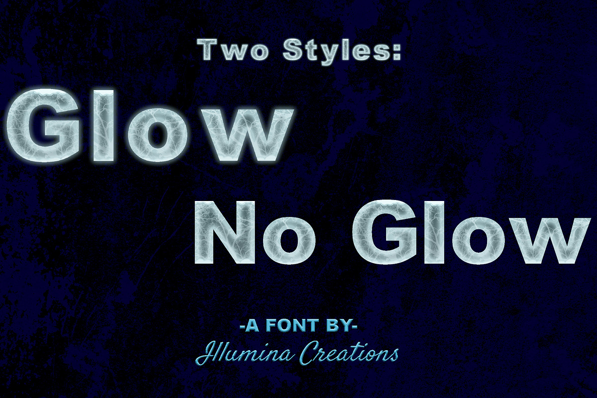 Ice Glacies - Frozen Icy Bitmap Font, a Font by Illumina Creations (Photo 3 of 4)