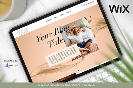 Lifestyle Blog Website for Wix
