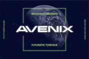 Modern Futuristic Font, a Sans Serif Font by Bekeen.co (Thumbnail 1 of 6)