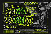 Katalis Seraph Typeface, a Blackletter Font by alit design (Thumbnail 1 of 20)