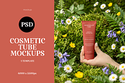 Cosmetic Tube Mockups, a Packaging Mockup by PopotLane (Thumbnail 1 of 4)