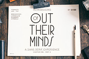 Out of Their Minds, a Sans Serif Font by D-GO (Thumbnail 1 of 3)