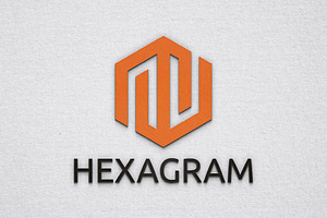 Hexagram Hexagon Business Line Logo, a Branding & Logo Template by jongcreative