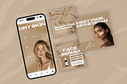 Beige Skin Care Instagram Templates, a Social Media Template by Xenié Creative (Thumbnail 6 of 10)