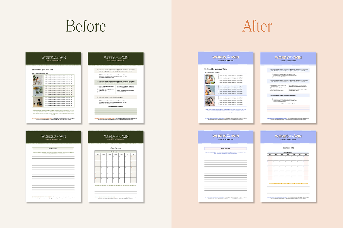 Google Docs Workbook Template, a Presentation Template by Our Polished Pages (Photo 7 of 7)