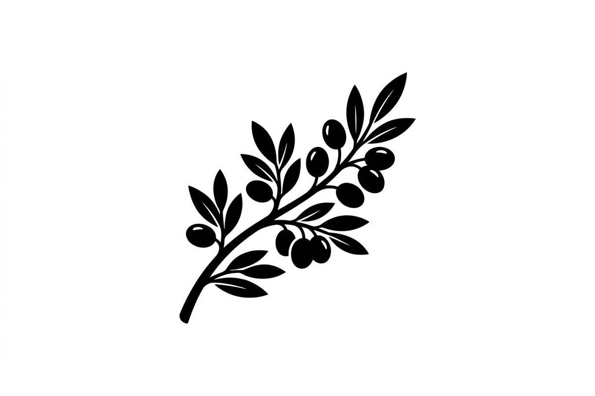 Olive Leaf Silhouette Collection, an Object Graphic by Designer_Momina (Photo 2 of 3)