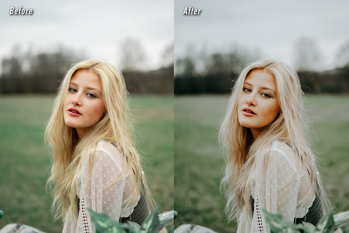 10 Dark Green Lightroom Presets, a Preset Add-On by CVR Presets (Photo 7 of 8)