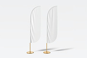 Feather Flag Mockup, an Advertising Mockup by zpackcreative (Thumbnail 3 of 5)