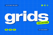 Basic Grids Collection, a Texture Graphic by Design Squad (Thumbnail 1 of 8)