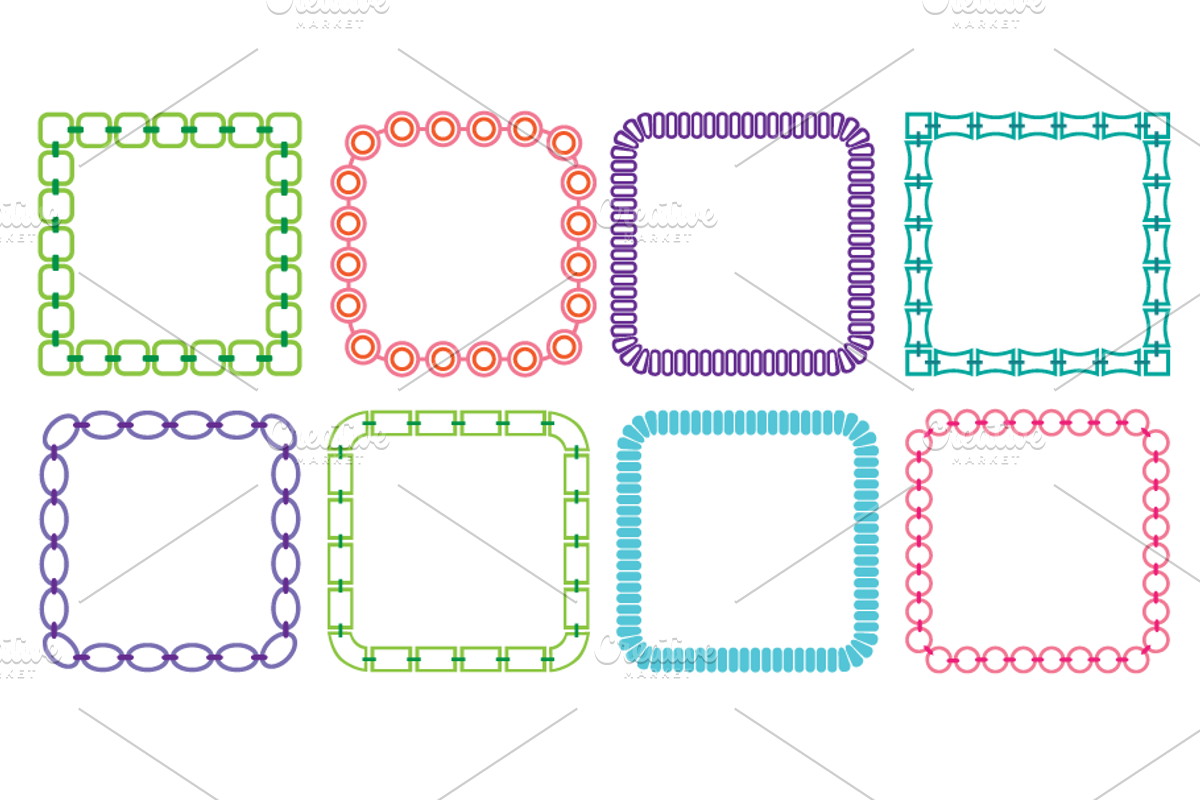 Mod Frames Clipart, a Graphic by Melissa Held Designs (Photo 5 of 8)