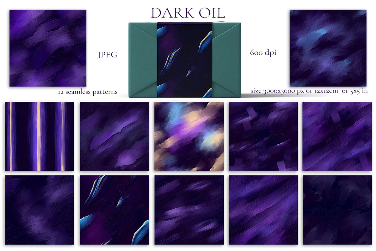 Dark Oil, a Texture Graphic by Salted Galaxy (Photo 2 of 9)