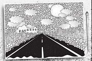 Black and white landscapes, a Texture Illustration by ImHope (Thumbnail 3 of 15)