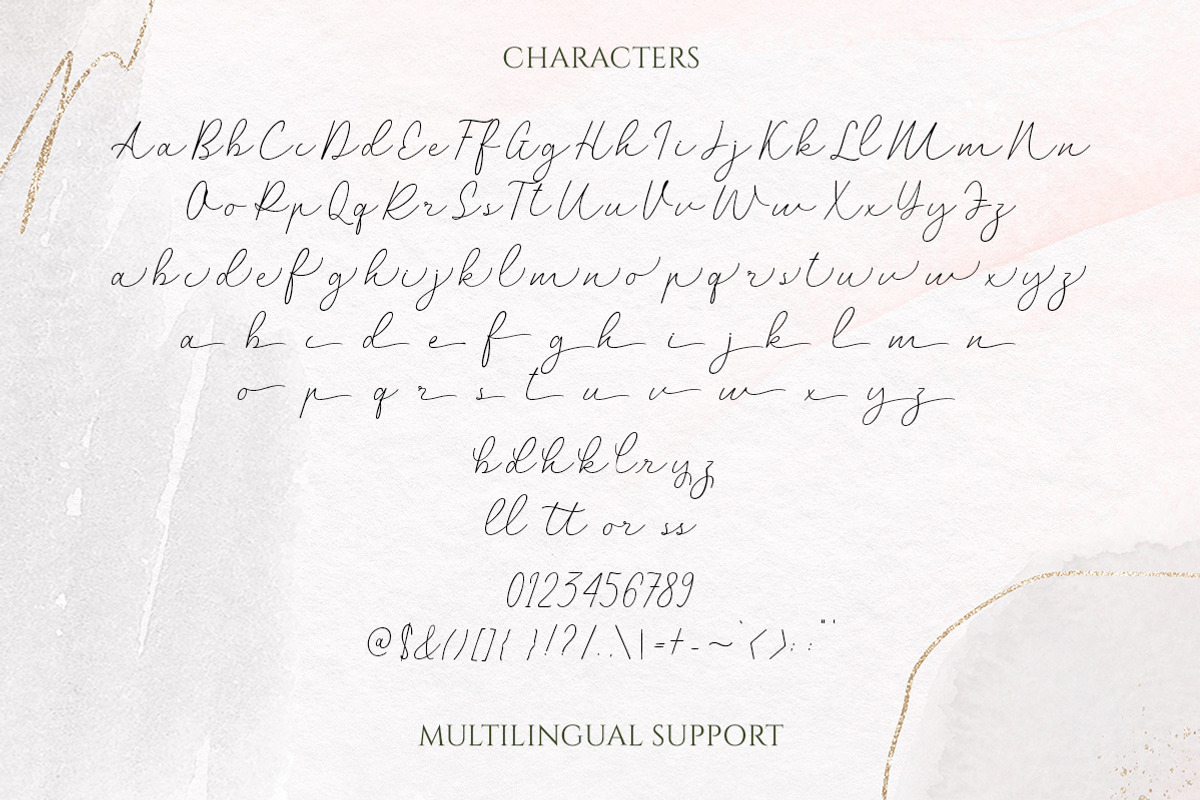 Marina Bullock - Signature Script, a Script Font by Letterhend Studio (Photo 7 of 10)