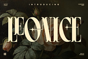 Leonice - Display Font, a Font by Eotype Studio (Thumbnail 1 of 12)